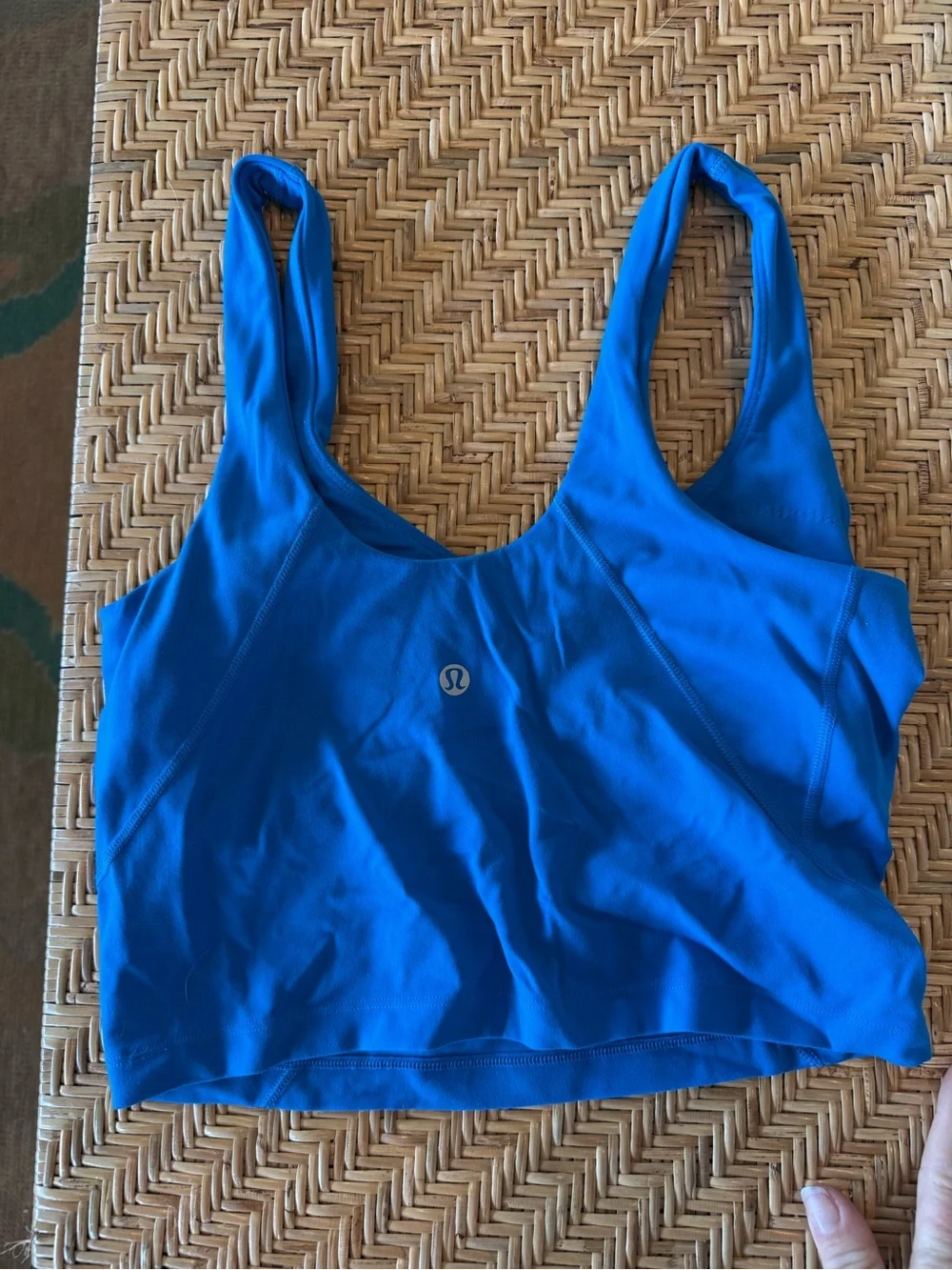 lululemon athletica Bright Blue align tank cropped